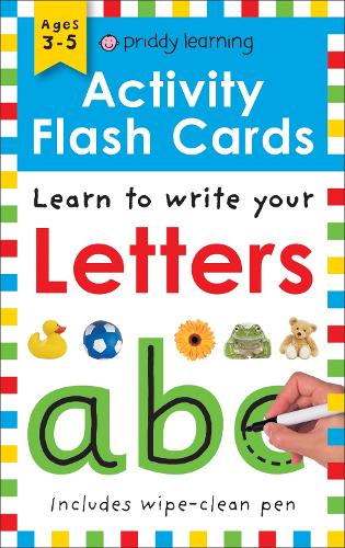 PRIDDY LEARNING ACTIVITY FLASH CARDS WIPE CLEAN: LETTERS