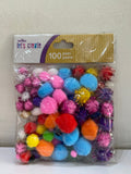 LET'S CREATE; POM POM (100 PIECES)