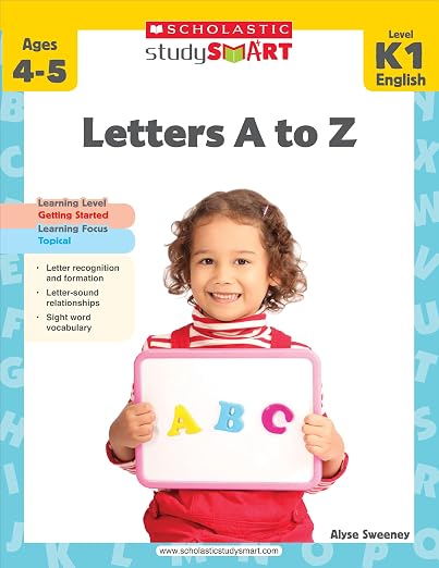 STUDY SMART LETTERS A TO Z LEVEL K1 ENGLISH