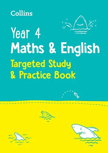 COLLINS YEAR 4 MATHS & ENGLISH TARGETED STUDY & PRACTICE BOOK
