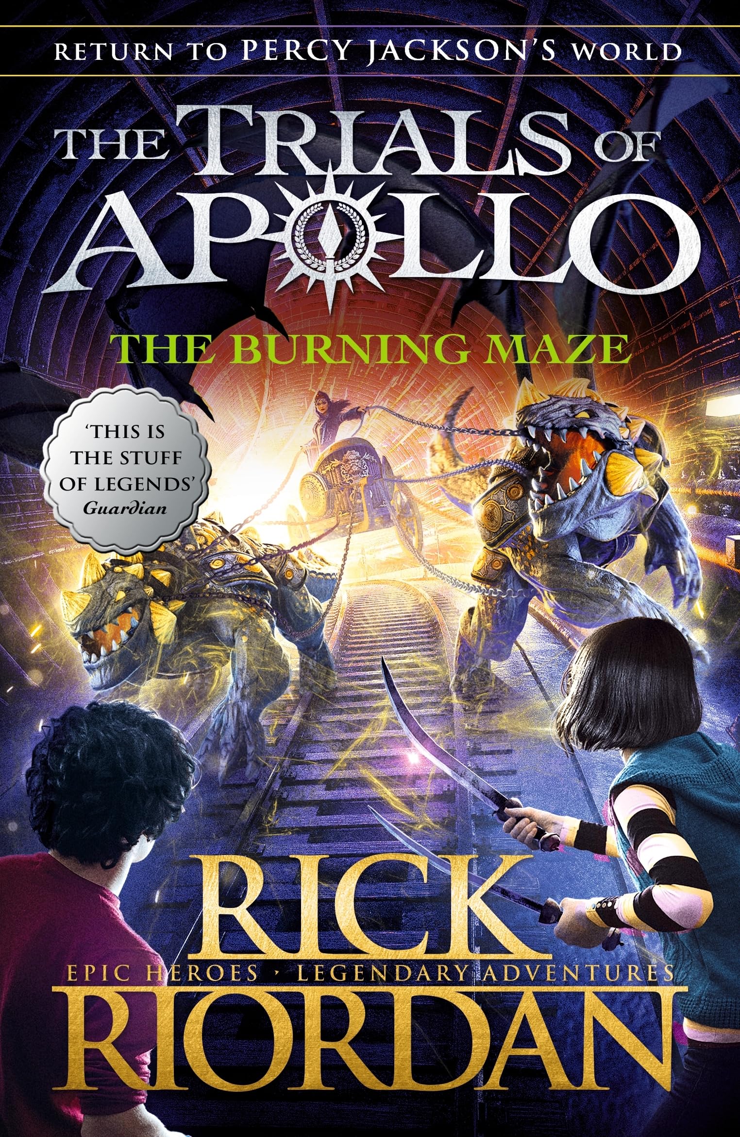 THE TRIALS OF APOLLO: THE BURNING MAZE