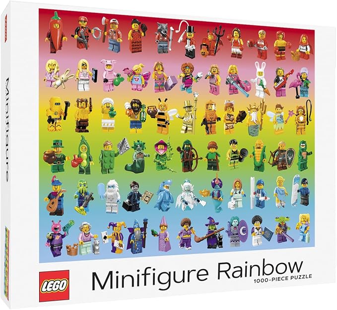 MINIFIGURE RAINBOW 1000-PIECE PUZZLE