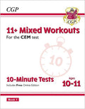 CGP 11+ MIXED WORKOUTS CEM TEST 10-MINUTE TESTS AGES BOOK 1&2