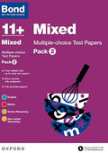 BOND 11+ MIXED MULTIPLE-CHOICE TEST PAPERS PACK 2