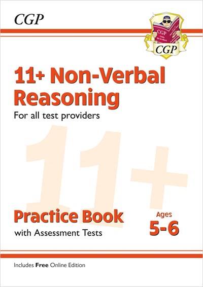 CGP 11+ NON-VERBAL REASONING PRACTICE BOOK TEST PROVIDER AGES 5-6