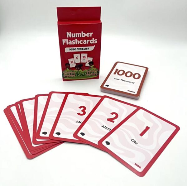 NUMBER FLASHCARD IGBO / ENGLISH