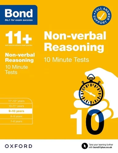 BOND 11+ NON-VERBAL REASONING 10-MINUTE TESTS AGES 9-10