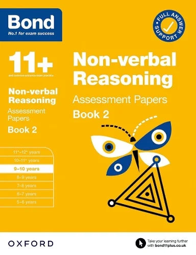 BOND 11+ NON-VERBAL REASONING ASSESSMENT PAPERS AGES 9-10 BOOK 2