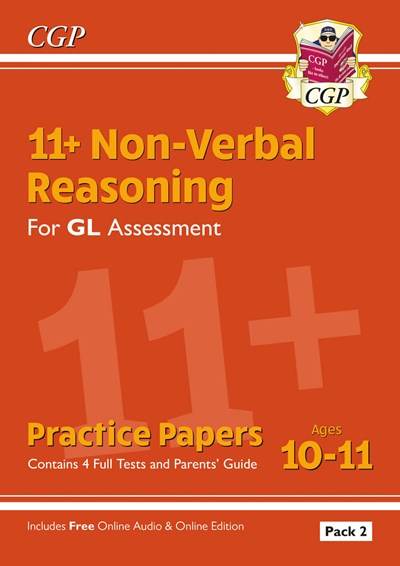 CGP 11+ NON-VERBAL REASONING GL ASSESSMENT PRACTICE PAPERS PACK 2 AGES 10-11