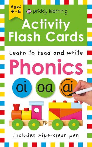 PRIDDY LEARNING ACTIVITY FLASH CARDS WIPE CLEAN: PHONICS