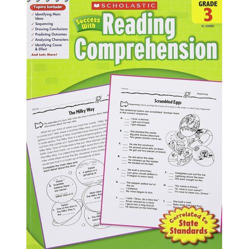 SCHOLASTIC: SUCCESS WITH READING COMPREHENSION GRADE 3