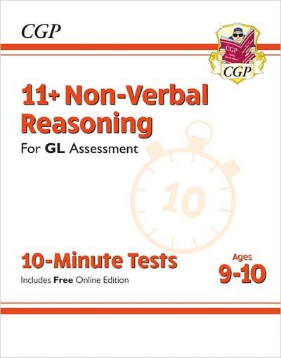 CGP 11+ NON-VERBAL REASONING GL ASSESSMENT 10 MINUTES TESTS AGES 9-10