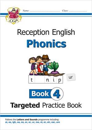 CGP RECEPTION ENGLISH PHONICS TARGETED PRACTICE BOOK