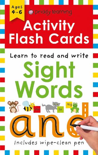 PRIDDY LEARNING ACTIVITY FLASH CARDS WIPE CLEAN: SIGHT WORDS