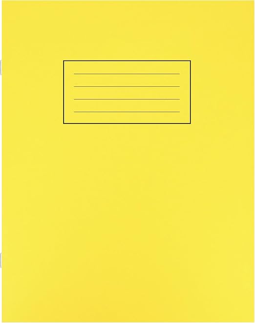 SILVINE EXERCISE BOOK A5 SMALL YELLOW