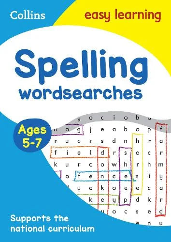 COLLINS SPELLING WORDSEARCHES AGES 5-7