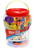GROW'N UP MAGNETIC LETTERS,NUMBERS AND SIGNS 101 PIECE SET