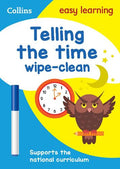 COLLINS EASY LEARNING : TELLING THE TIME WIPE-CLEAN