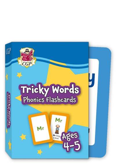 CGP TRICKY WORDS PHONICS FLASHCARDS