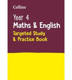 COLLINS YEAR 4 MATHS & ENGLISH TARGETED STUDY & PRACTICE BOOK