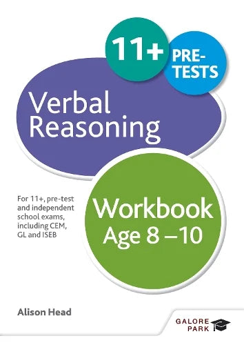 11+ PRE-TESTS VERBAL REASONING WORKBOOK AGE 8-10