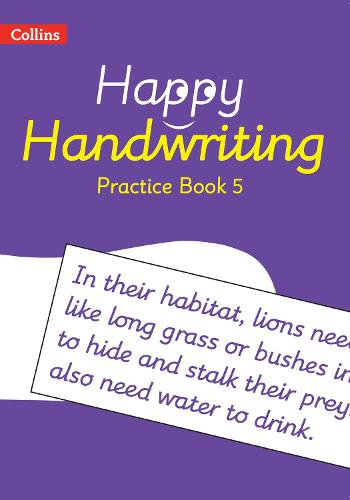 COLLINS HAPPY HANDWRITING PRACTICE BOOK 5