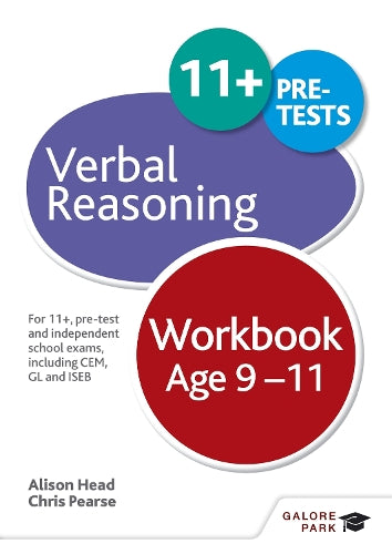 11+ PRE-TESTS VERBAL REASONING WORKBOOK AGE 9-11