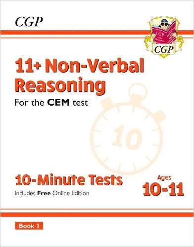 CGP 11+ NON-VERBAL REASONING CEM TEST 10-MINUTE TESTS BOOK 1&2