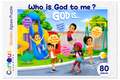 WHO IS GOD TO ME? GOD IS : WOODEN JIGSAW PUZZLE 80 PIECES
