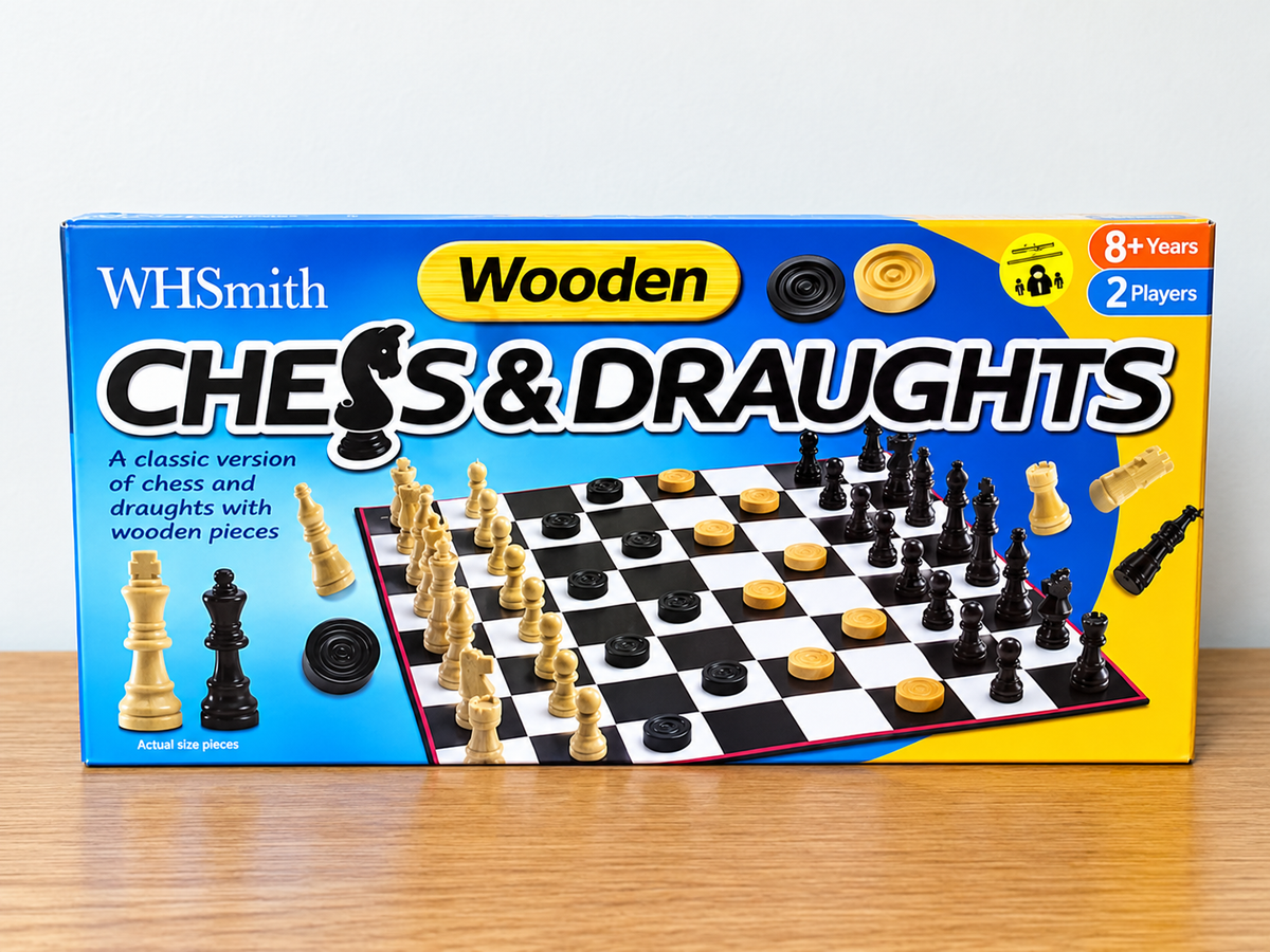 WOODEN CHESS&DRAUGHTS