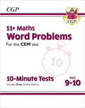 CGP 11+ MATHS WORD PROBLEMS CEM TEST 10-MINUTE TESTS AGES 9-10