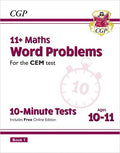 CGP 11+ MATHS WORD PROBLEMS CEM 10-MINUTE TESTS 10-11 BOOK 1