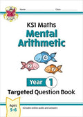 CGP KS1 MATHS MENTAL ARITHMETIC YEAR 1 TARGETED QUESTION BOOK