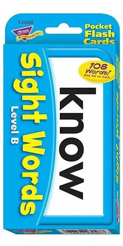 KNOW SIGHT WORDS LEVEL B