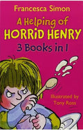 A HELPING OF HORRID HENRY 3 BOOKS IN 1