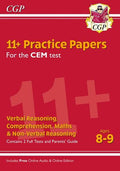 CGP 11+ CEM TEST PRACTICE PAPERS  AGES 8-9
