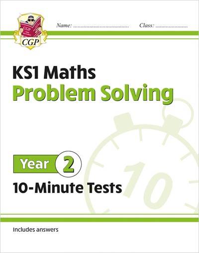 CGP KS1 MATHS PROBLEM SOLVING 10-MINUTE TESTS YEAR 2