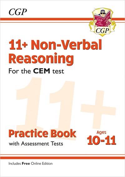 CGP 11+ NON-VERBAL REASONING CEM TEST PRACTICE BOOK AGES 10-11