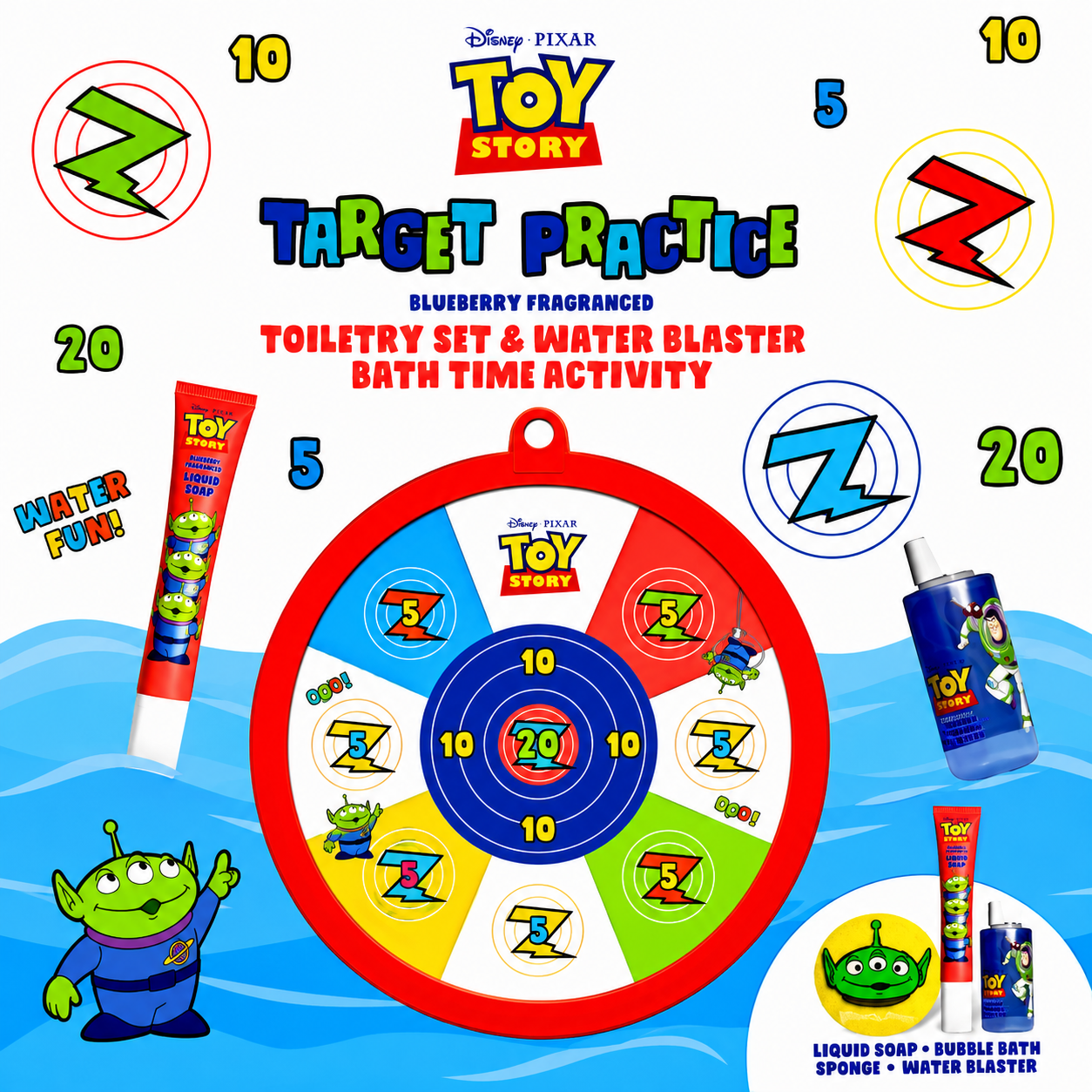 DISNEY PIXAR TOY STORY: TARGET PRACTICE BLUEBERRY FRAGRANCED