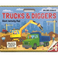 TRUCKS & DIGGERS GIANT ACTIVITY PAD
