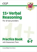 CGP 11+VERBAL REASONING TEST PROVIDER PRACTICE BOOK