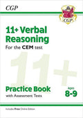 CGP 11+ VERBAL REASONING CEM TEST PRACTICE BOOK